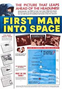 First Man Into Space - film struck
