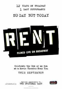 Rent: Filmed Live on Broadway - Movie