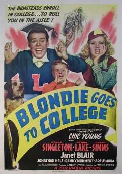 Blondie Goes to College - Movie