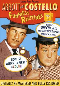 Abbott and Costello Funniest Routines: Vol. 2 - amazon prime